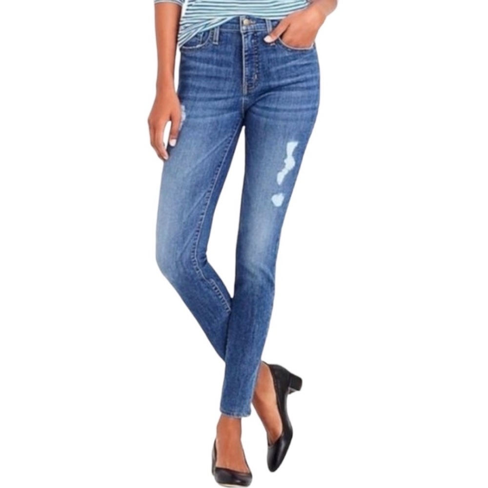 J. Crew Mercantile Distressed Skinny Jeans 27